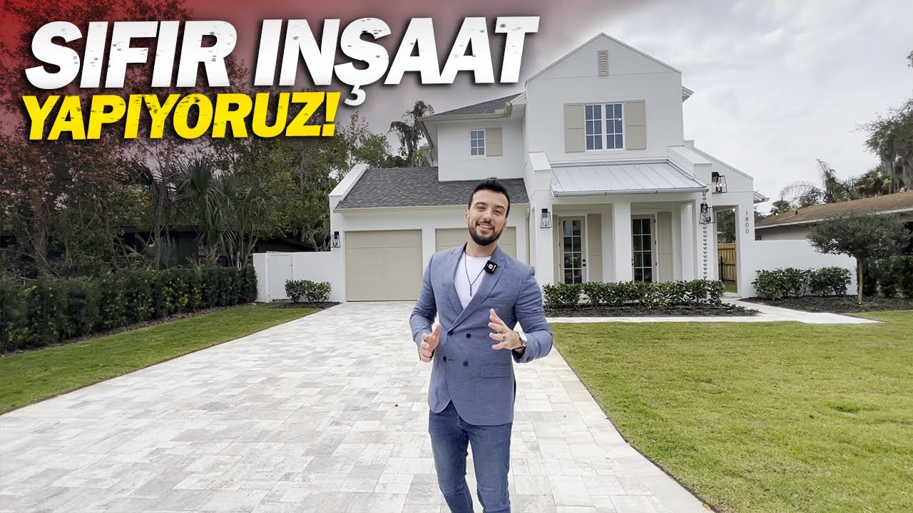 2 Lüks Ev Yapacağız | Geçen Sene Aldığımız Arsaya Sıfır İnşaat | Amerika’da Emlak