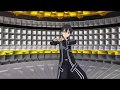【MMD】SAOキリトがハッピーシンセサイザを踊らされているそうです