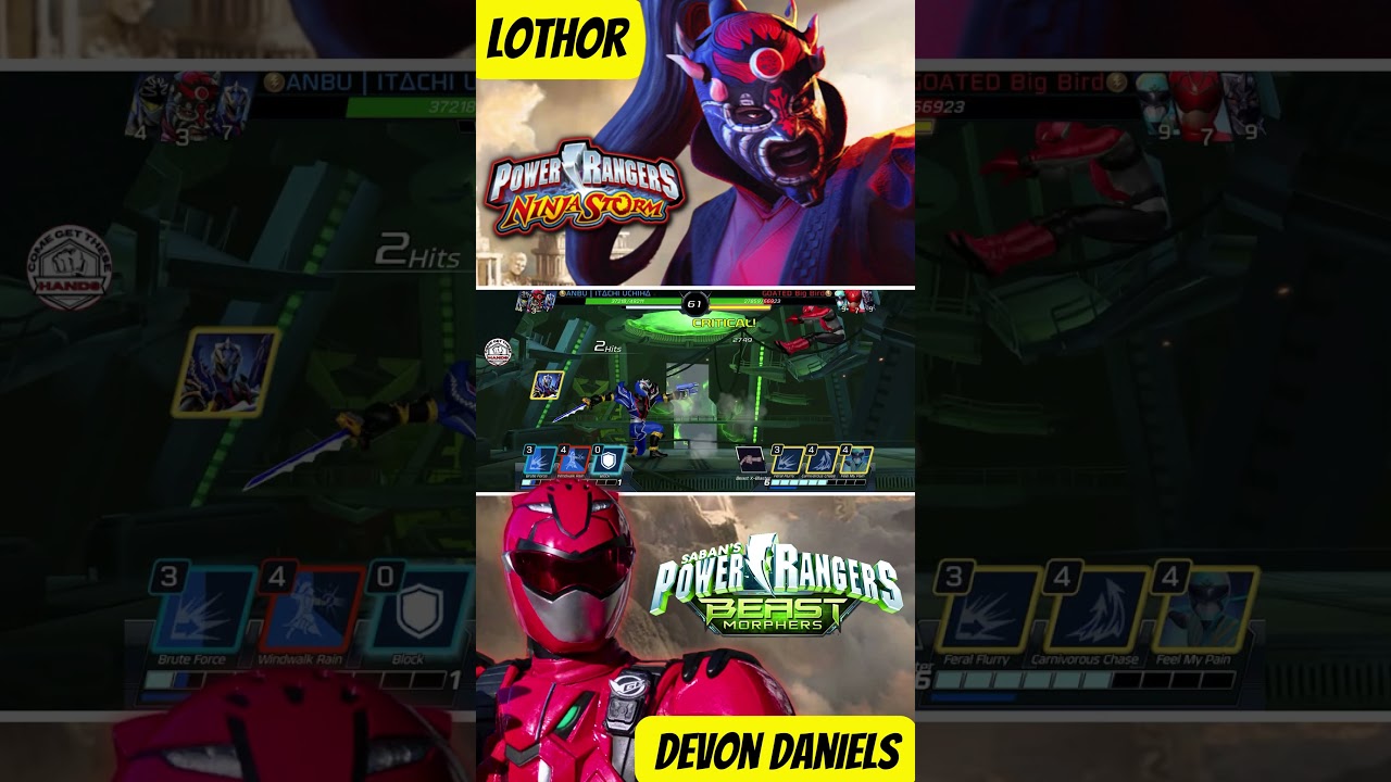 Lothor 🆚 Devon Daniels🔥👊 | Power Rangers Legacy Wars ⚡️ 