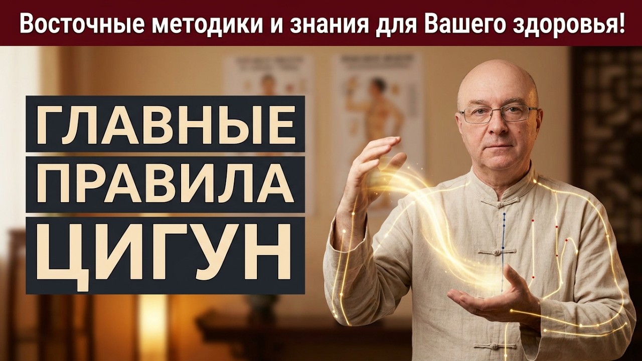 Цигун бесплатные уроки и правила упражнений - YouTube