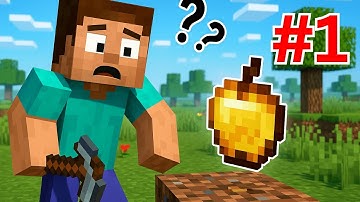 Beating Minecraft But with Random Drops #1
