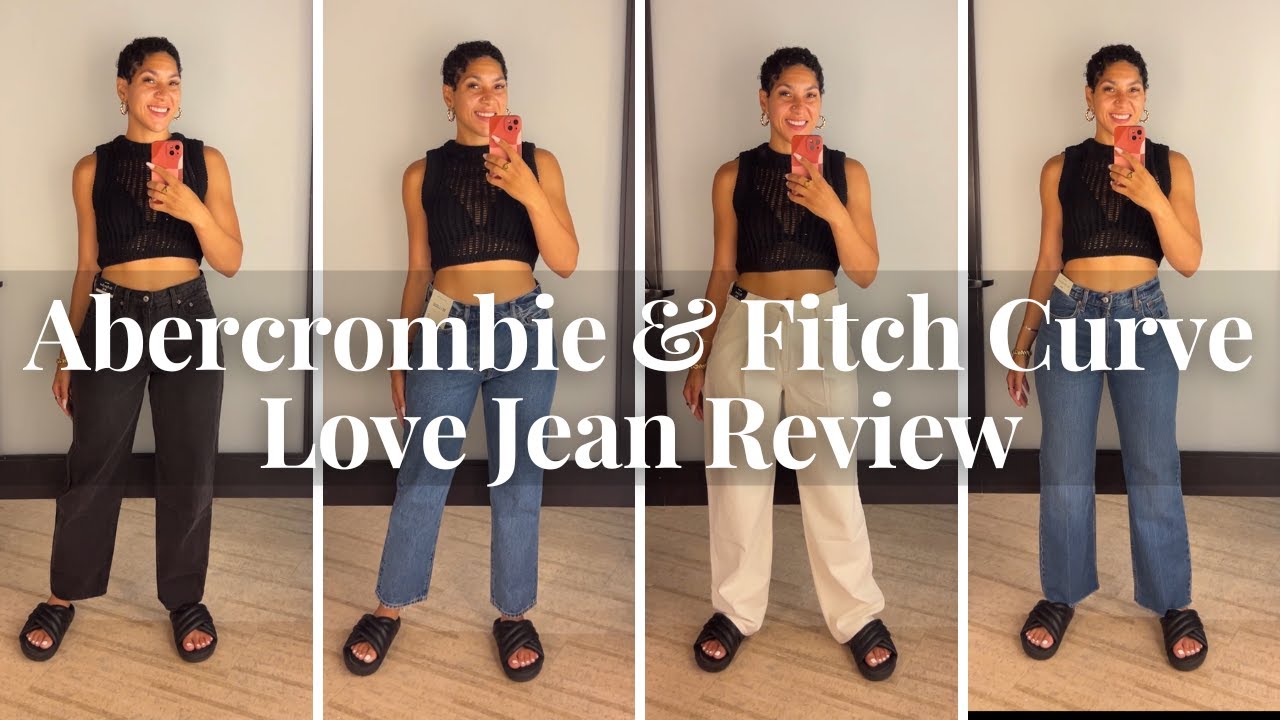 Abercrombie Curve Love Denim Try On