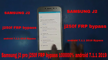 Samsung j2 pro j250f FRP bypass 100000% android 7.1.1 2018 Bypass Frp j250f