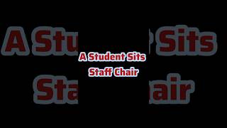 A Student Sits Staffs Chair|Maamannan Effect|Waterballs Maaran comedy maamannan fahadhfaasil