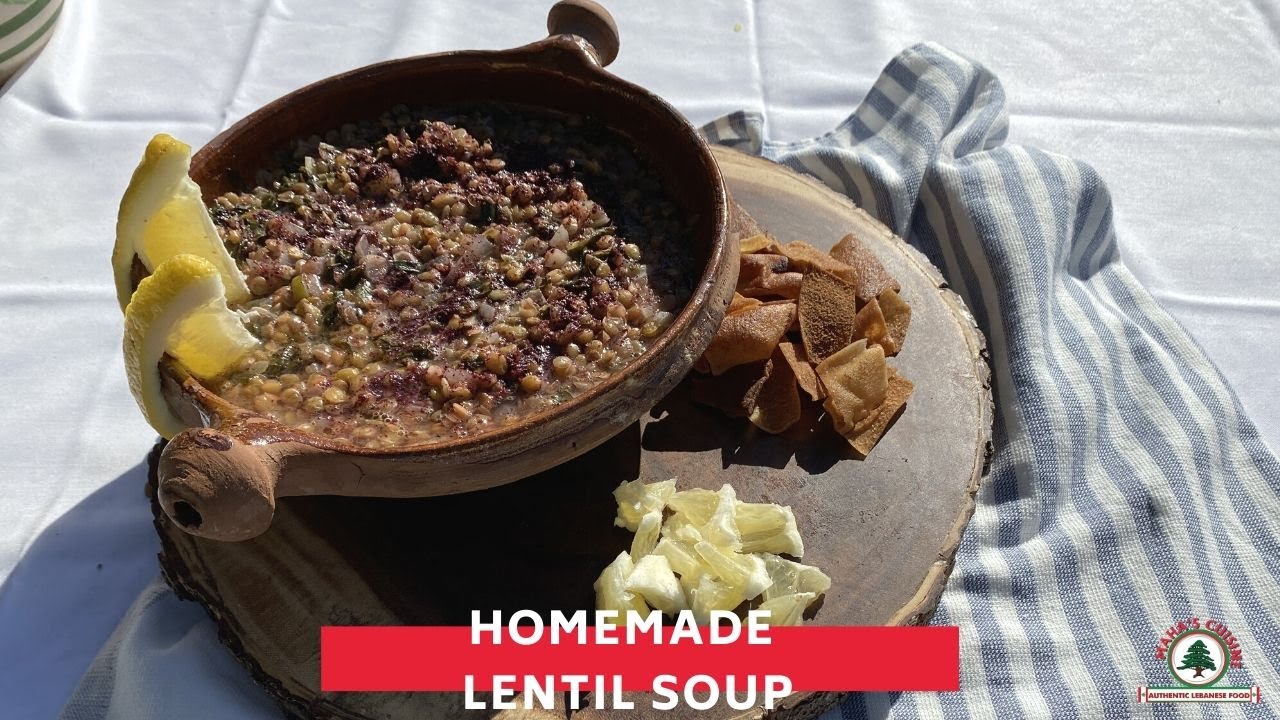 How to Make Lentil Soup- Lebanese Style - YouTube
