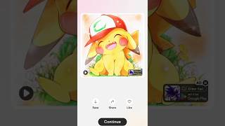 Color Fan🎨Pikachu in Pokemon #androidgame #gameplay #viral #youtubeshorts #colorbynumber #colorfan screenshot 2