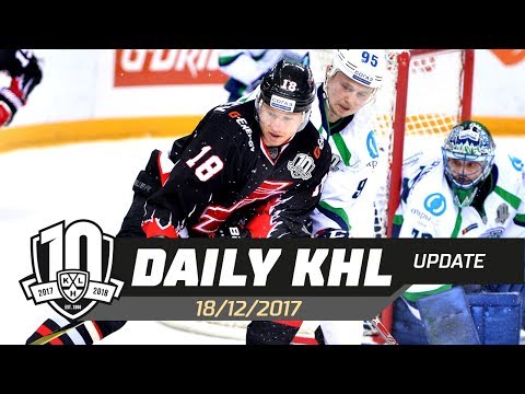 Daily KHL Update - December 18th, 2017 (English)