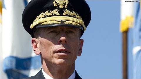 CIA director David Petraeus resigns over affair