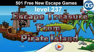 [Walkthrough] 501 Free New Escape Games level 237 - Escape treasure from pirate island screenshot 3
