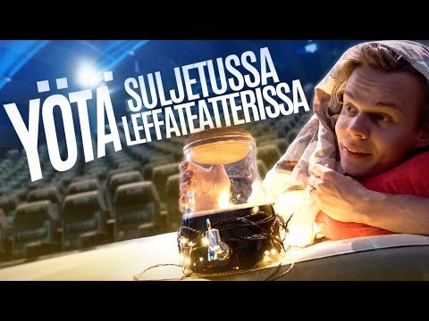 Yötä suljetussa leffateatterissa!