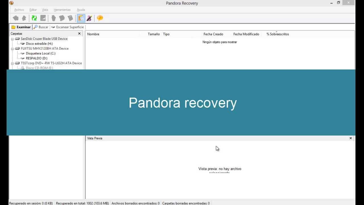 pandora recovery gratis pandora recovery gratis