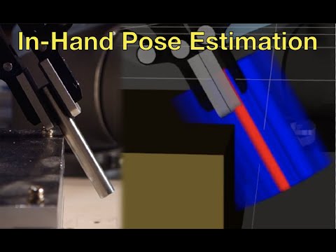 Contact-based in-hand pose estimation using Bayesian state estimation and particle filtering
