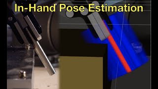 Contact-based in-hand pose estimation using Bayesian state estimation and particle filtering