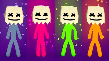 Stickman Funny Minigames - Stickman Party 1 2 3 4 Player 2022 Gameplay Walkthrough Android iOS
