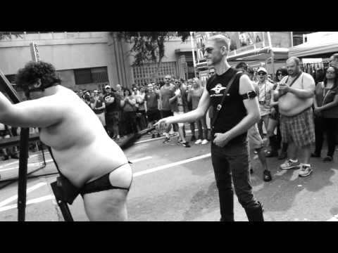 Man Getting Flogged, Folsom Street Fair, San Francisco, Sept. 27, 2015