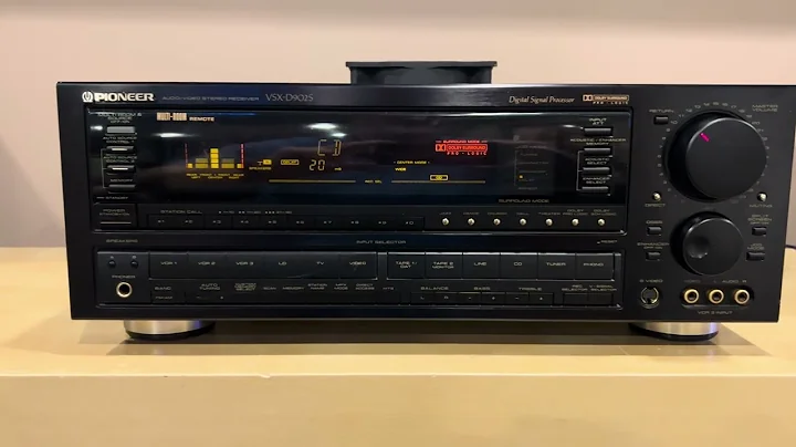 Pioneer VSX-D902S from 1993 125WPC - End of an era for Displays Buttons and Features