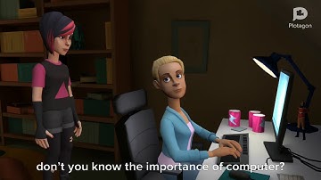 A dialogue about the importance of learning computer