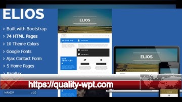 ELIOS – Responsive Multipurpose HTML Template (Creative)