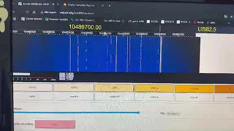 A71A (operated by PY2EL) via QO-100 satellite. Video recorded by PY2OF