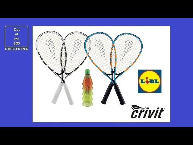 Crivit Speed Badminton set UNBOXING (Lidl cones softball) - YouTube