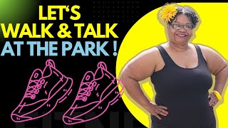 Walk in park with me. Healthy weight loss journey. Weight Watchers Success.