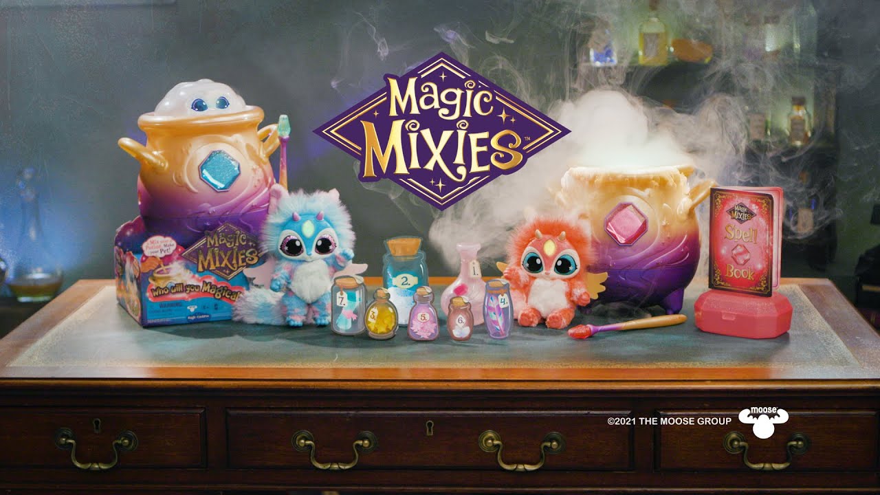 Magic Mixies Mixlings Series 1, 2, Crystal Woods \u0026 Magicus Party 2-Pack ✨ Fizz Reveal Cauldrons