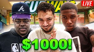 Tipping Fast Food Employee $1000 *HE DIDNT CARE*