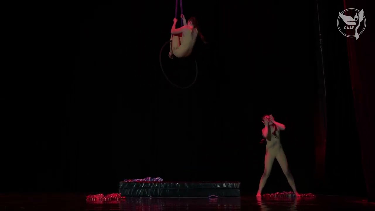 🥇Nela Luna Rychová, Hana Kalašová  - #CAAC25 - AERIAL HOOP Doubles Junior A 10-14 Competitive