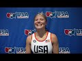 Matilda Hruby, 2026 National HS Recruiting Showcase champion at 155 lbs.