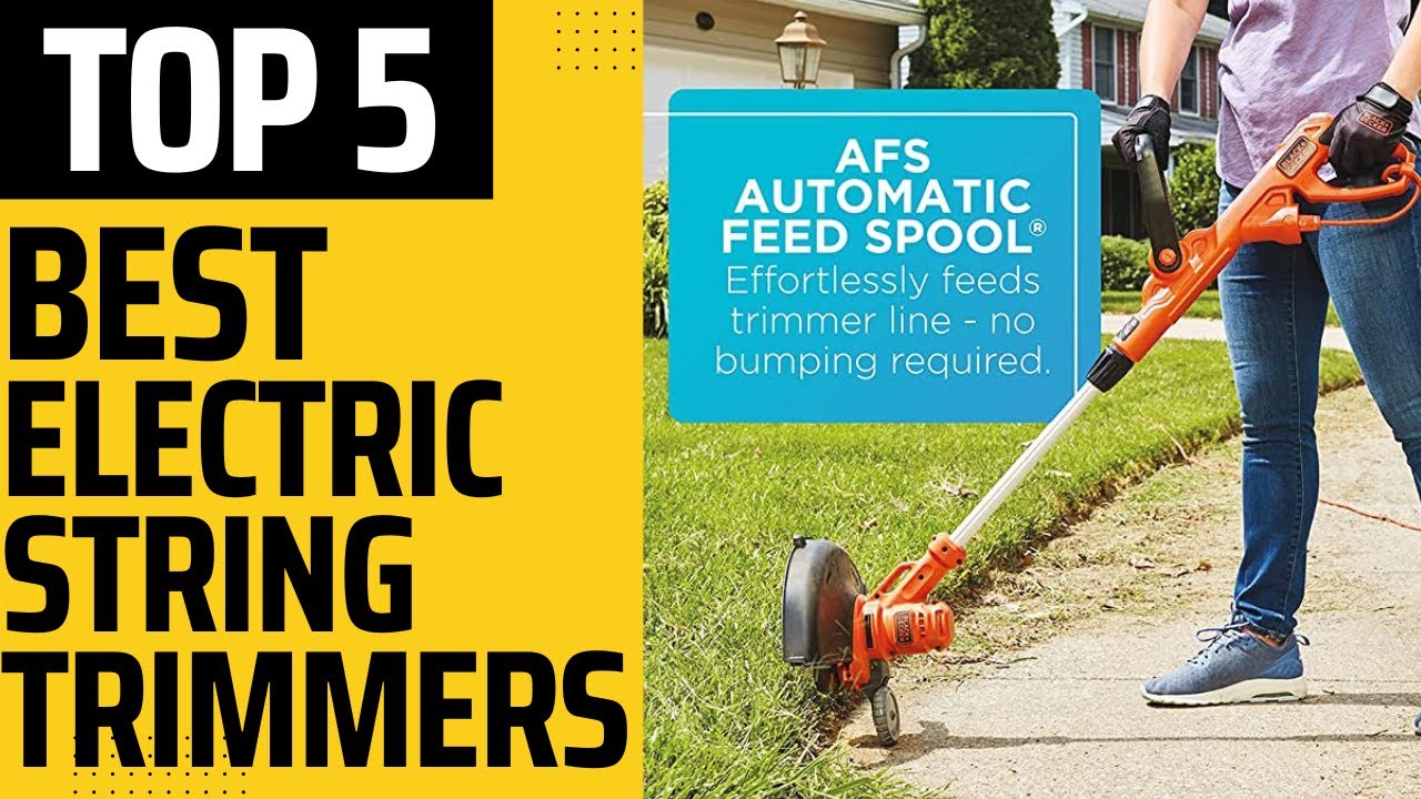 Best Corded Electric String Trimmers 2023 - YouTube
