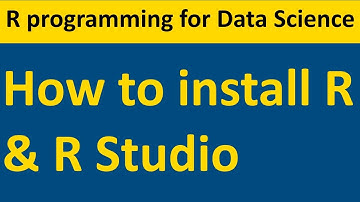 How to install r and rstudio in windows 10(Data Science with R) - 01