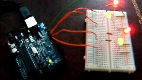Arduino - multiple LEDs blinking at different rates