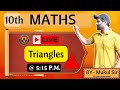 Triangles class 10th #2  | Best Military School Coaching #maths #class10maths