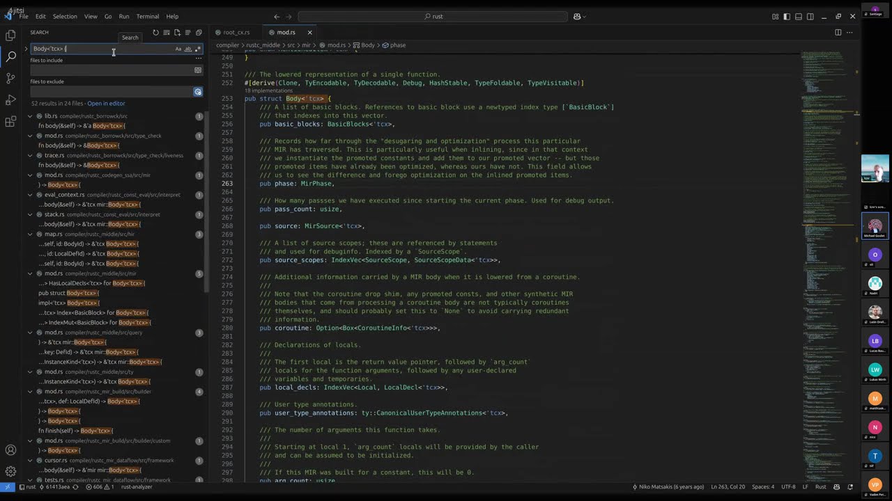 Rustc explore session: @lcnr and @compiler-error talk about user-facing API of the new trait solver
