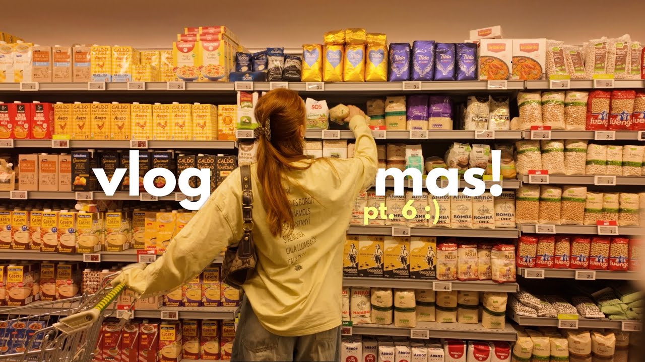 vlogmas pt.6: kleine reset! weekboodschappen doen, (eindelijk) weer koken & slaapritme verbeteren