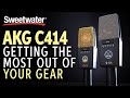 Tirer le meilleur parti de votre microphone  condensateur akg c414