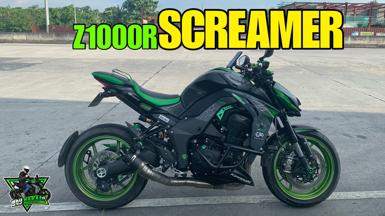 Screamer Na Z1000R , Single Exhaust Shorty Austin Racing