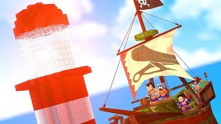 MINECRAFT CON NOOBS - CONSTRUIMOS UN FARO GIGANTE #36