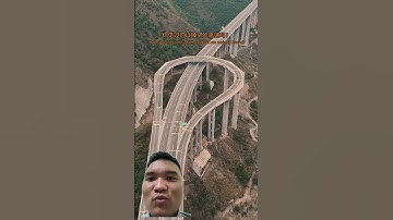 Đường quay đầu trên cao tốc của Trung Quốc #construction