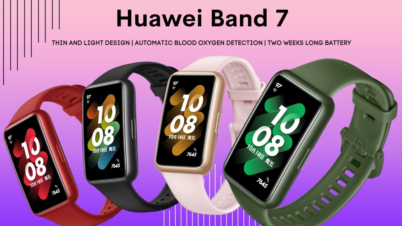 What's new on the HUAWEI Band 7?  Unboxing & First Impressions