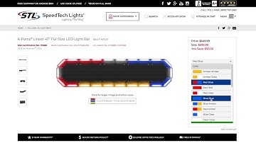 Video Demo: Interactive Color Selector Tool - by SpeedTech Lights!