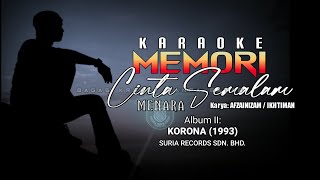 KARAOKE Memori Cinta Semalam - MENARA (Original Music)