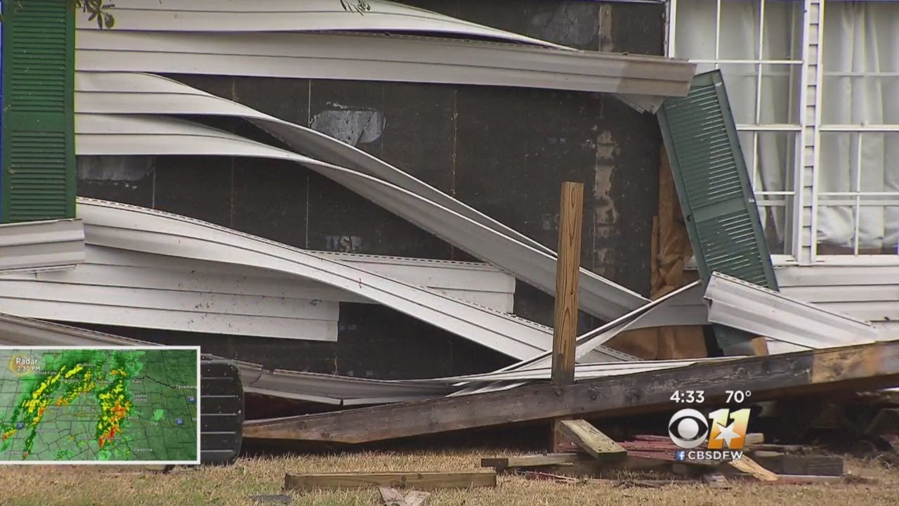 Early Morning Storms Cause Damage Across North Texas - YouTube