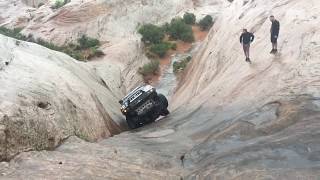 2013 4runner Trail almost flipped in Moab Utah