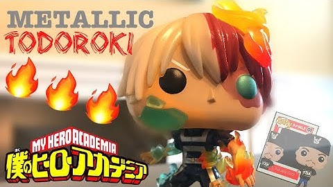 Todoroki Metallic Funko Pop My Hero Academia Warehouse Exclusive VInyl Figure #myheroacademia