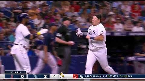 Josh Lowe 2 RBI SINGLE GIVES THE RAYS THE EARLY LEAD | Boston Red Sox @ Tampa Bay Rays 7/11/2022