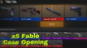 x5 Fable Case Opening *KNIFE?* |Standoff 2
