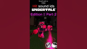 Hit sound ids undertale edition part 2 || Forsaken #roblox #forsaken #forsakenroblox