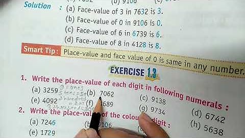 Maths Class 3 Number and Numeration Ex - 1.3 & 1.4
