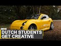 Dutch students made electric car from recycled material  luca  world news  wion news